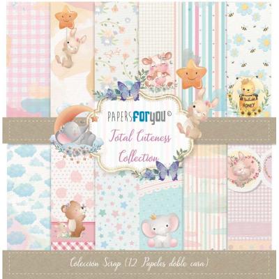 Papers For You Total Cuteness Designpapiere - Scrap Paper Pack